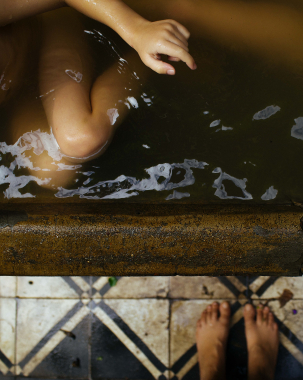 Al fresco bath