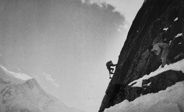 Gaston Rebuffat sous l'oeil du photographe