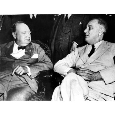 Churchill et le président Roosevelt, 1942