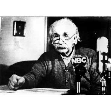 Discours pacifique d'Albert Einstein, 1950