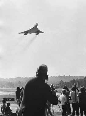 Le Concorde 002 vole au Air Show Farnborough, 1970