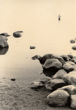 Untitled (rocks and man), 2022