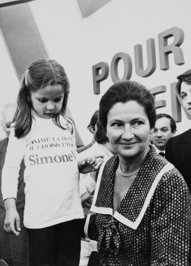 SIMONE VEIL AU MEETING DE L'UNION POUR LA FRANCE EN EUROPE À VITRÉ, 1979