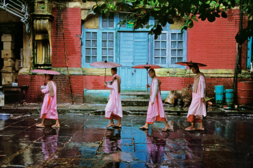 Procession of Nuns, Rangoon, Burma, 1994