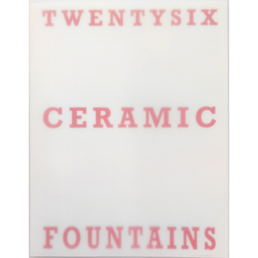 Twenty six ceramic fountains