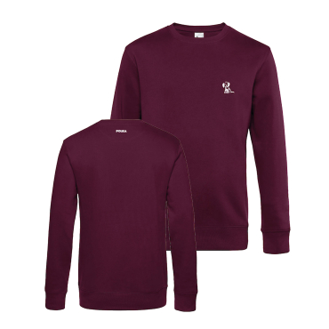 Sweat Shirt Polka - bordeaux