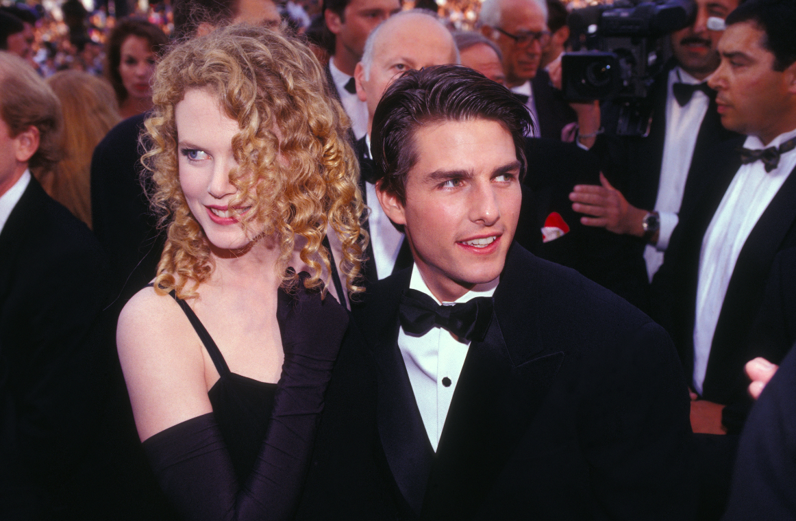 Tom Cruise et Nicole Kidman à Cannes pour le film "Horizons Lontains", 1992
