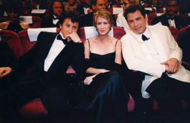 Sean Penn, Robin Wright et John Travolta, 1997