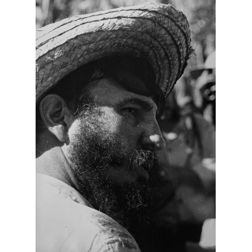 Le commandant Fidel Castro en coupeur de cane à sucre, Cuba, juillet 1970