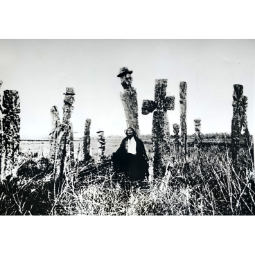 Cimetière Araucan, Chili, vers 1930