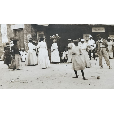 Le Jubilee market de Kingston, Jamaïque, vers 1905