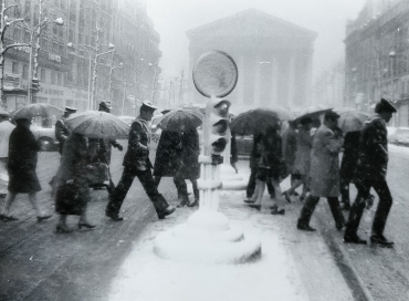 Tempête de neige sur Paris, 1970