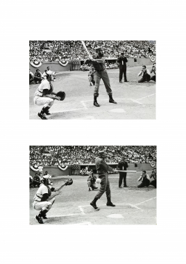 Castro, champion de baseball, La Havane, 1963
