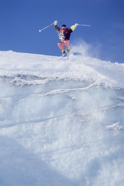 Démonstration de ski acrobatique, 1989