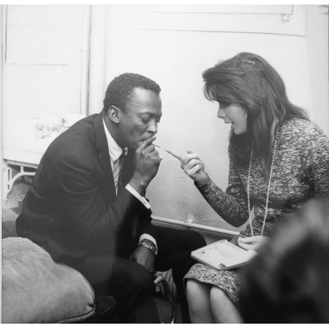 Miles Davis et Juliette Greco à l’Olympia, Paris, 30 novembre 1957