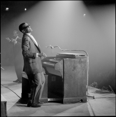 Ray Charles en concert au palais des sports de Paris
