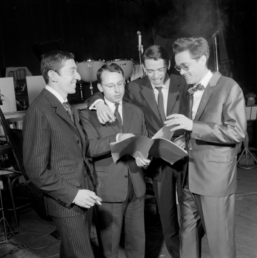 Jacques Brel, Michel Legrand, Alain Goraguer, Serge Gainsbourg, Alhambra, 21 Avril 1960