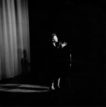 Edit Piaf, à l’Olympia, Paris, 9 mai 1958