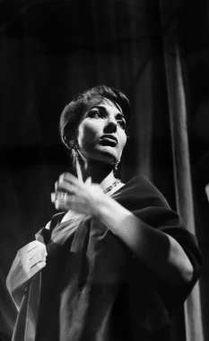 Maria Callas à l’Opéra de Paris, 1958, France