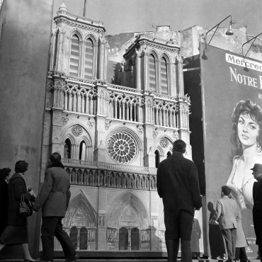 Publicité pour le film « Notre-Dame de Paris » #2, 1956