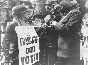 Manifestation féministe, 1936