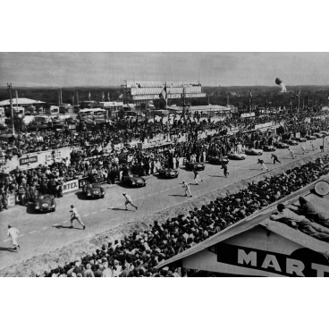 Départ des 24H du Mans, 1955