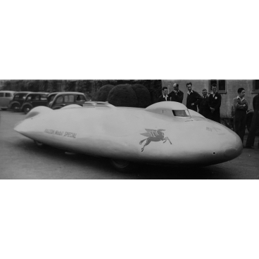 La voiture de John Cobb à Brooklands, 1947