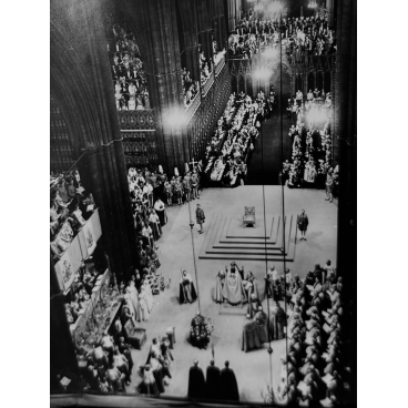 Le couronnement de la reine Elizabeth II à Westminster, 1953