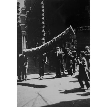 Course aux paniers, Londres, 1951