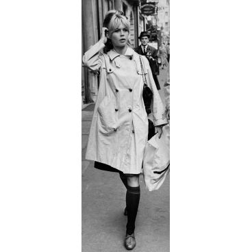 B.B. pendant une journée de shopping, Londres, 1963