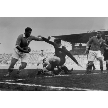Le match de rugby France - Galles, 1947