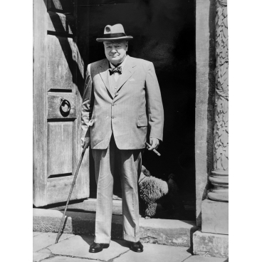 Winston Churchill quitte Chartwell, 1955