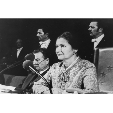 Simone Veil préside le Parlement européen, 1979
