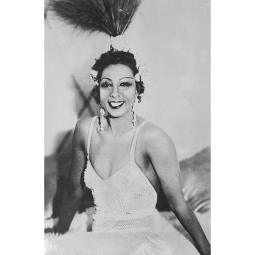 Portrait de Joséphine Baker à ses débuts