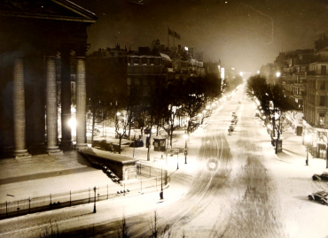 Paris sous la neige, Eglise de la Madeleine