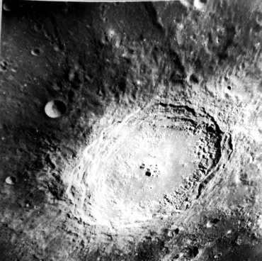 Vue de la lune Apollo 8, 1er janvier 1969