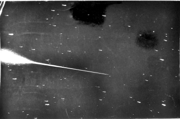 Un feu d'artifice... non un bolide météore en téchcoslovaquie, 11 avril 1959