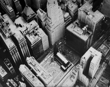 New York : vue aérienne de Wall Street