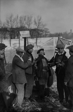 Un hommage au président Roosevelt arrosé au vin français