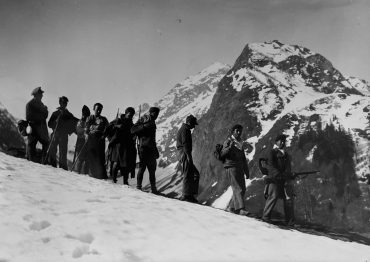 Les miliciens espagnols à Luchon