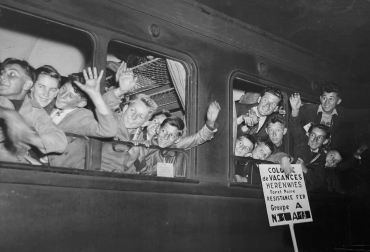 Des orphelins de cheminot partent en Forêt Noire, 1948