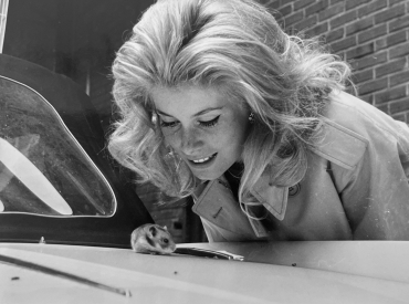 Catherine Deneuve et le hamster