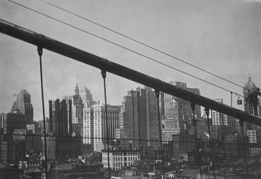 New York depuis le Brooklyn Bridge