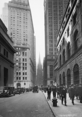 Vue de Wall Street, 1929