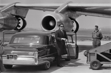 Alain Delon en tournage, 1969
